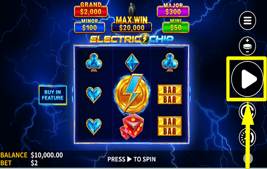 Electric Chip ZEIT ZUM SPIELEN.