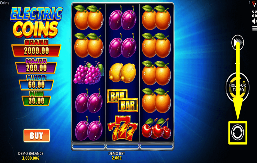 Electric Coins Ultimate Running Wins CONSIDER AUTOPLAY.