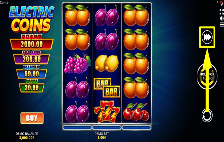 Electric Coins Ultimate Running Wins CONTROL THE PACE.