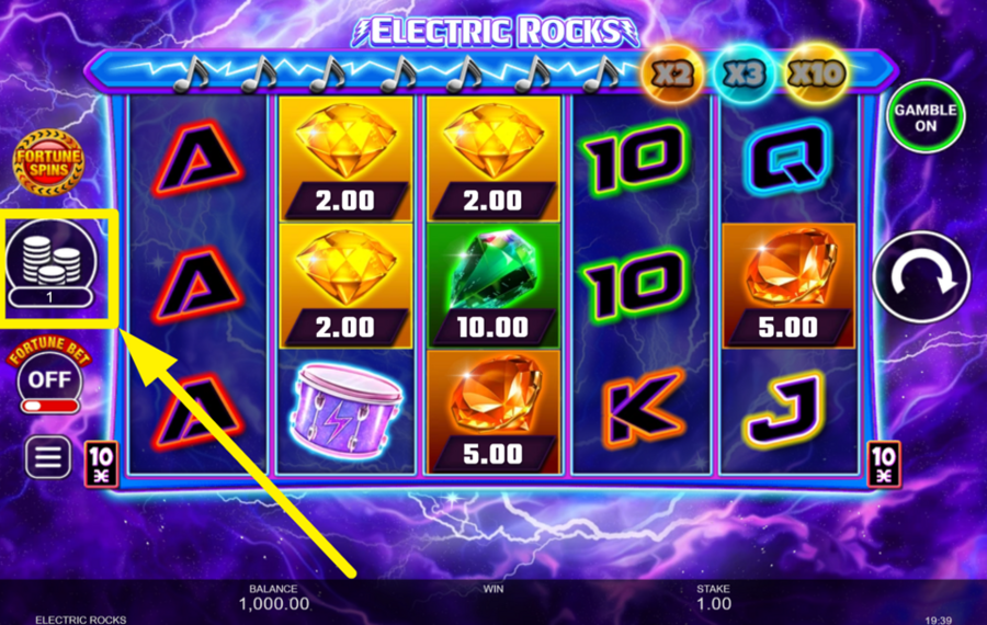 Electric Rocks НАЗНАЧИТЬ ЗНАЧЕНИЕ СТАВКИ.
