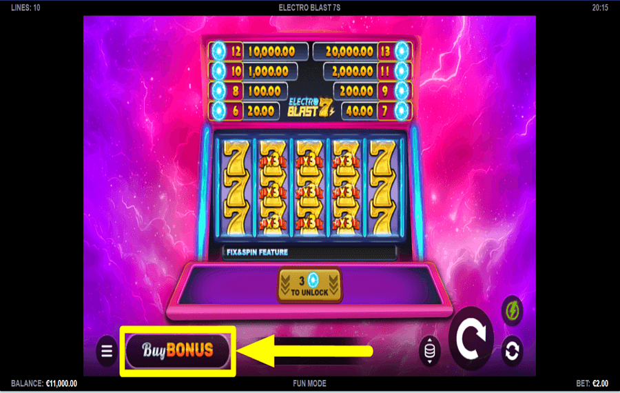 Electro Slot Electro Blast 7s Slot by Kalamba Games | Play for Free