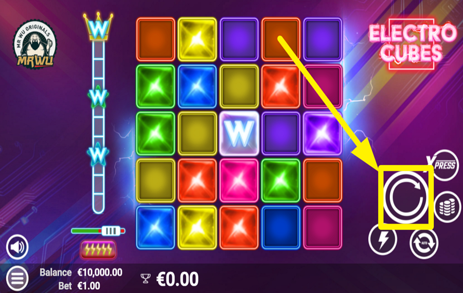 Electro Cubes Mach mit beim Drehen!