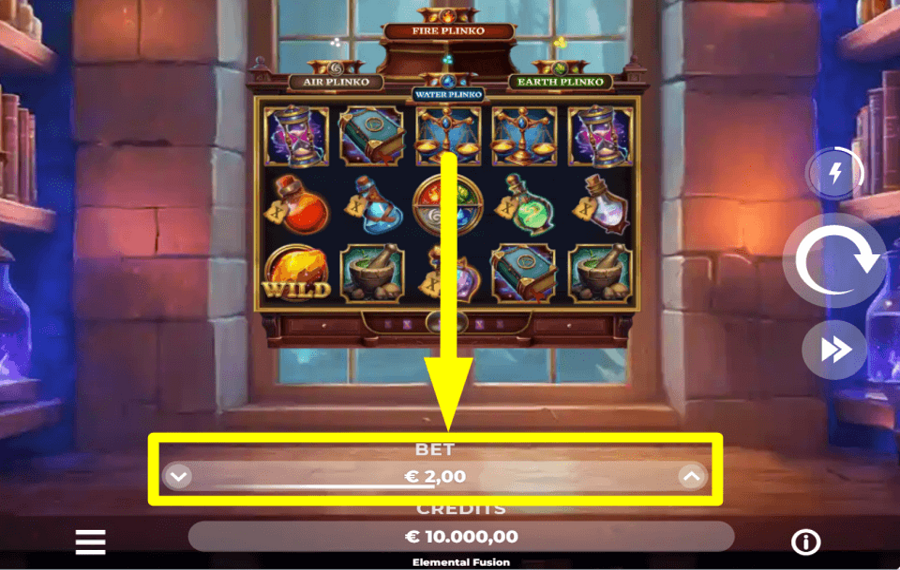 Elemental Fusion DETERMINE THE WAGER.