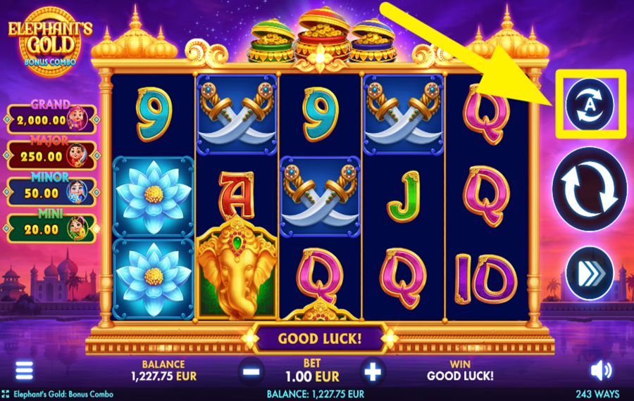 Elephants Gold Bonus Combo ИСПОЛЬЗУЙТЕ ФУНКЦИЮ АВТОИГРА.
