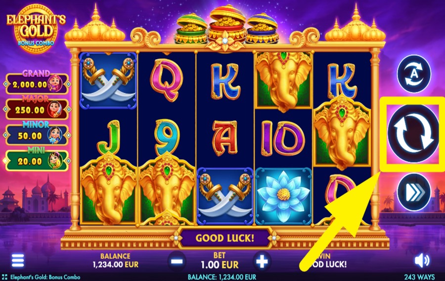 Elephants Gold Bonus Combo ВРАЩАЙТЕСЬ, ЧТОБЫ ВЫИГРАТЬ!