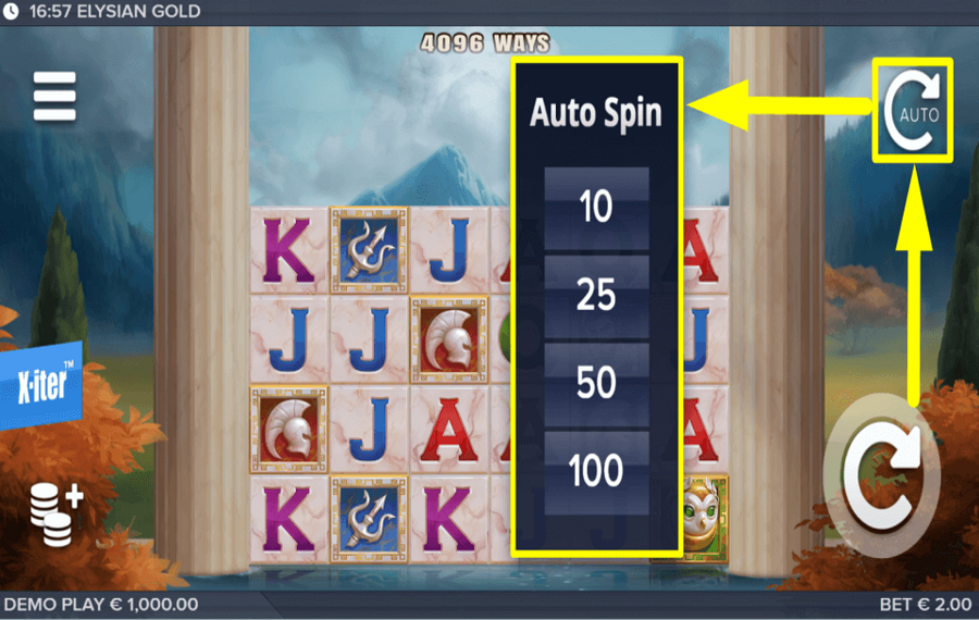 Elysian Gold AVVIA RIPRODUZIONE AUTOMATICA.