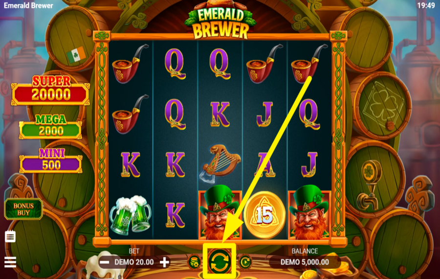 Emerald Brewer DREHEN FÜR DEN ERFOLG.