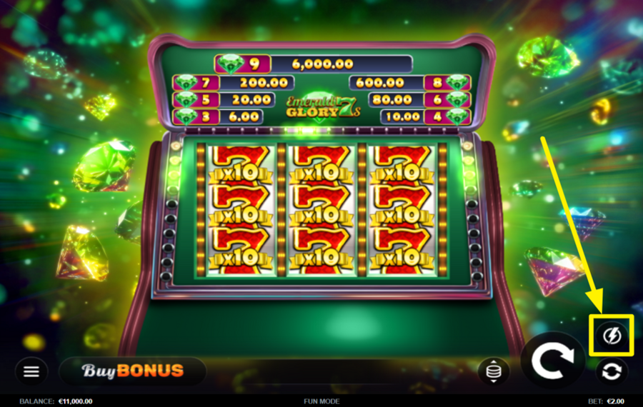 Emerald Glory 7s QUICKEN THE GAME.