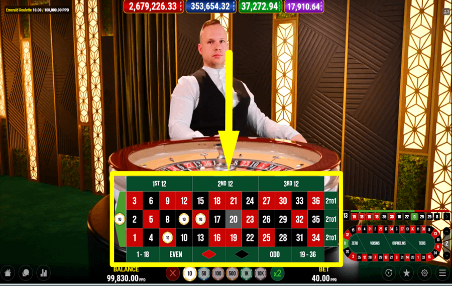 Emerald Roulette ДЕЛАЙТЕ СТАВКИ.