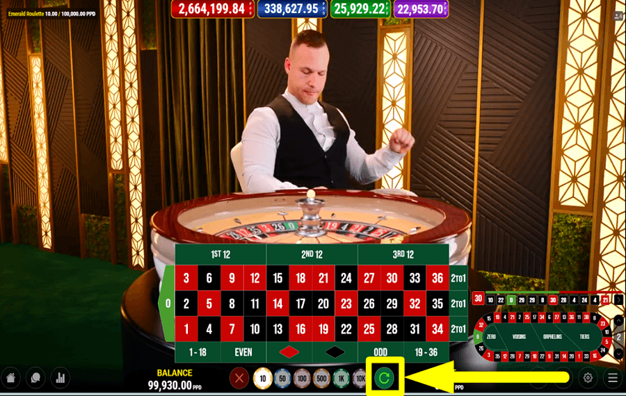 Emerald Roulette ПОПРОБУЙТЕ ЕЩЕ РАЗ.