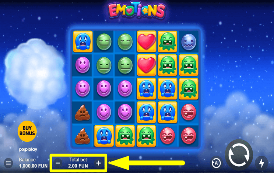 Emotions SELECCIONA TU APUESTA.