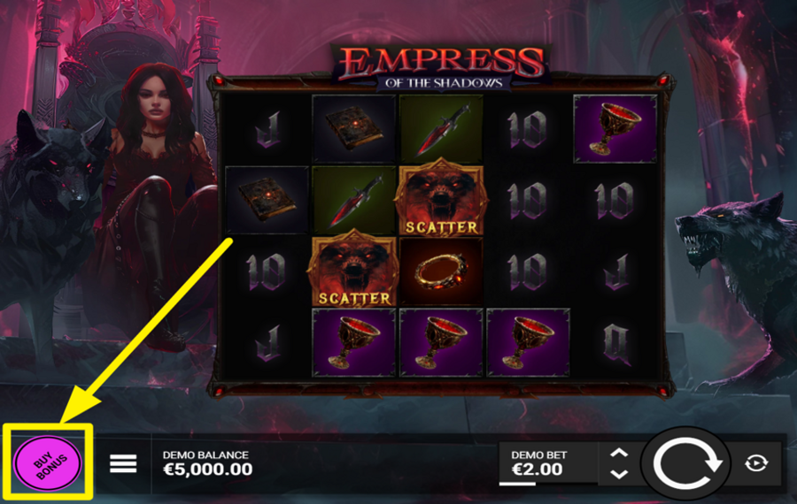 Empress of the Shadows UNLOCK BONUS FEATURES.
