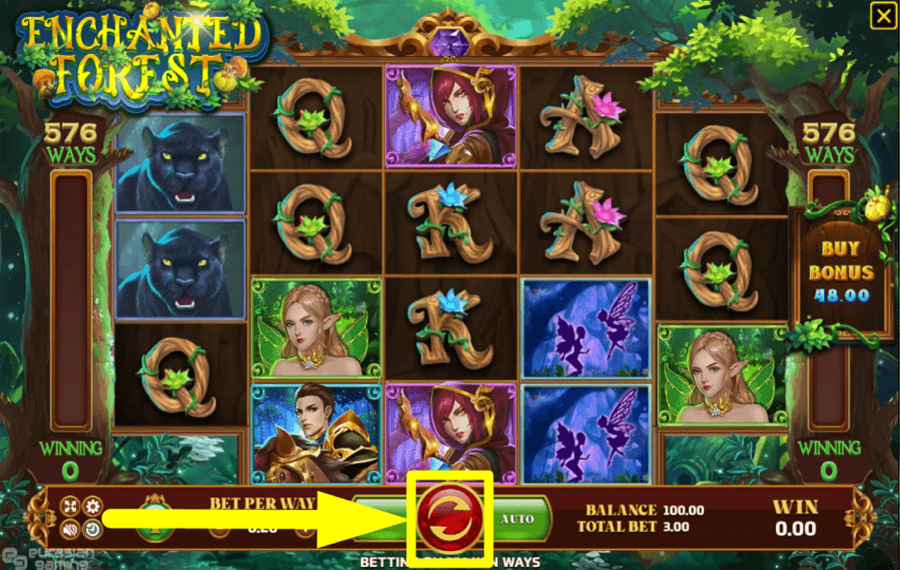Enchanted Forest START THE GAME.