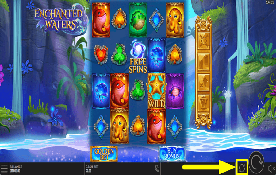 Enchanted Waters ВРАЩЕНИЕ АВТОМАТИЧЕСКИ.