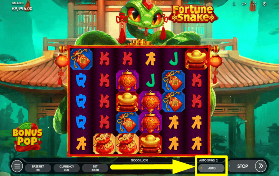 Endorphina Fortune Snake APPLY AUTOPLAY.