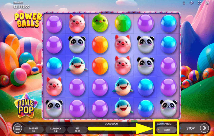 Endorphina Power Balls ПРОДОЛЖАЙТЕ АВТОВОСПРОИЗВЕДЕНИЕ.