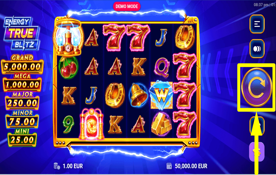 Energy True Blitz GIRA LOS CARRETES.