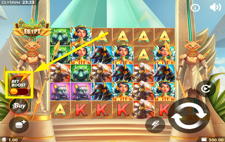 Enigma of Egypt ACTIVEZ LE BOOST DE PARI.