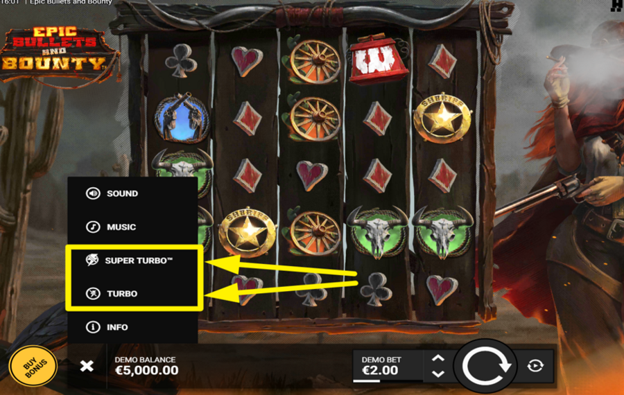 Epic Bullets and Bounty ACCELERARE GLI SPIN.