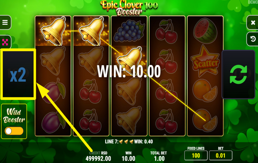 Epic Clover 100 Booster TEST YOUR FORTUNE.