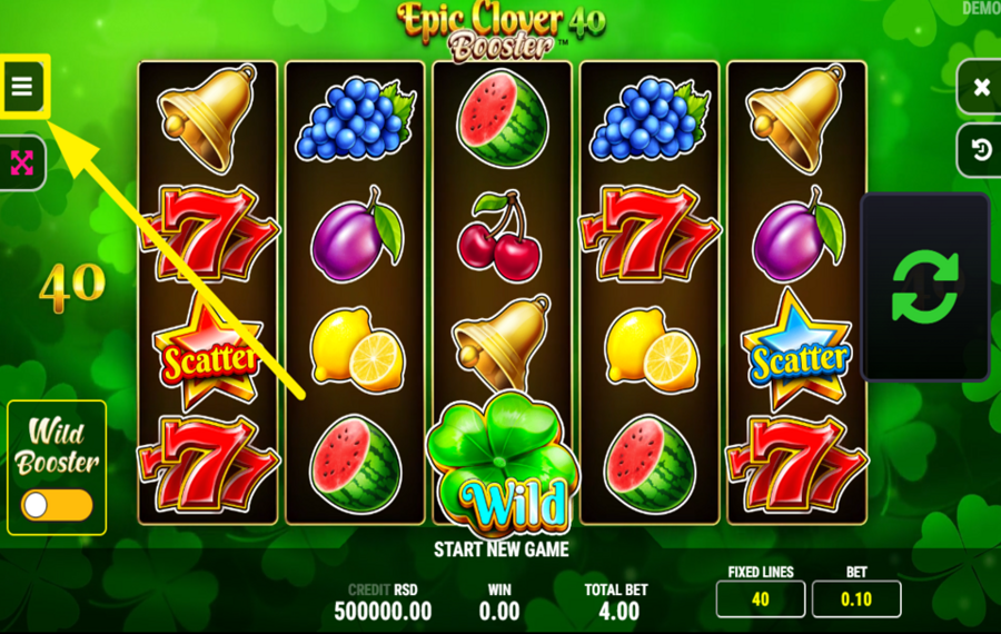Epic Clover 40 Booster SPECIFY YOUR WAGER.