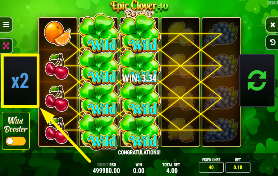 Epic Clover 40 Booster TEST YOUR FORTUNE.