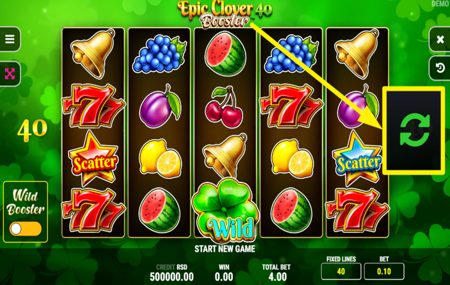 Epic Clover 40 Booster SPIN FOR VICTORY!