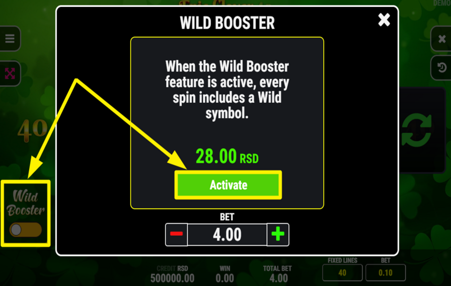 Epic Clover 40 Booster TAKE ADVANTAGE OF THE WILD BOOSTER. 