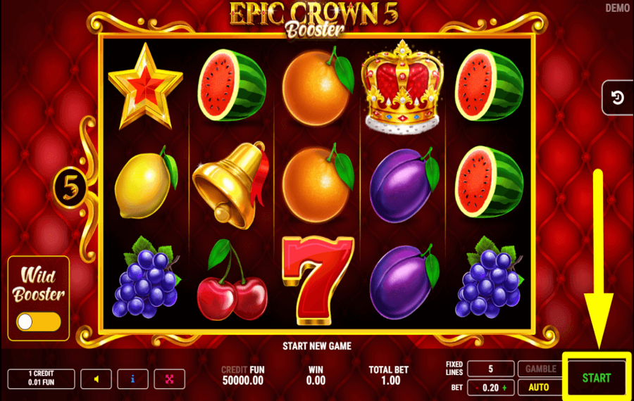 Epic Crown 5 Booster START PLAYING.