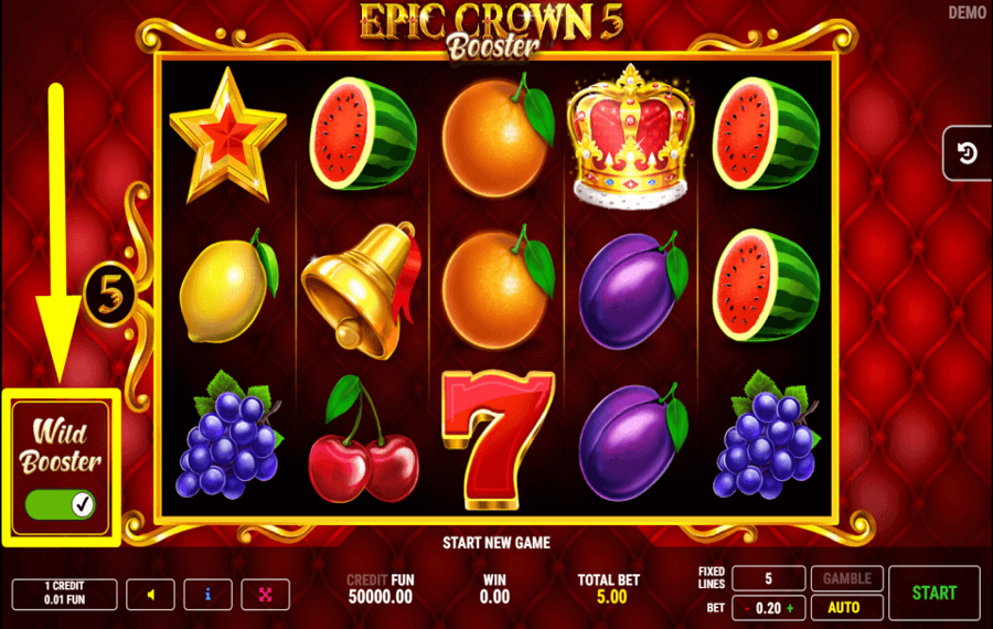 Epic Crown 5 Booster STAKE MORE COINS.