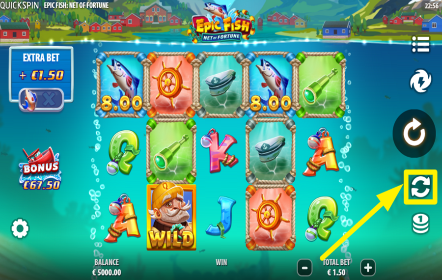 Epic Fish Net of Fortune UTILISEZ L'ESSORAGE AUTOMATIQUE.