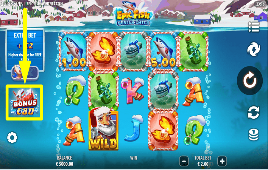 Epic Fish Winter Catch ACHETEZ DES BONUS.