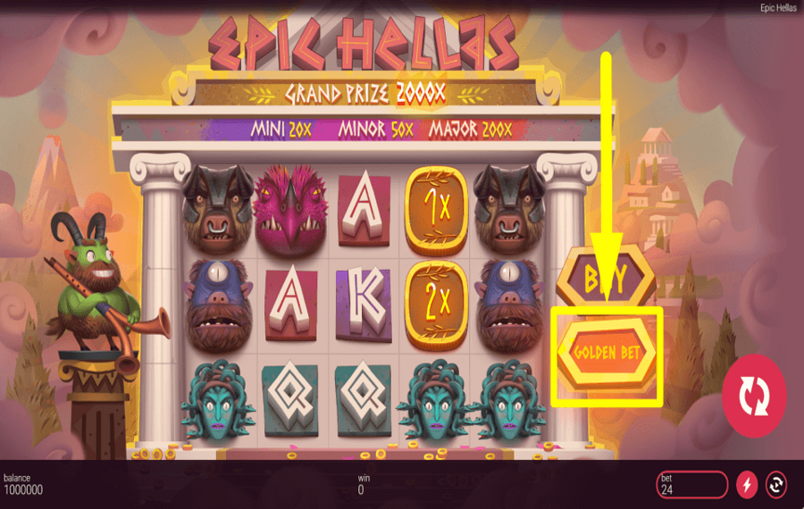 Epic Hellas CAST THE GOLDEN BET.