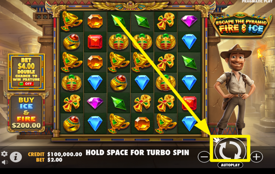 Escape the Pyramid Fire and Ice SPIN TO WIN!