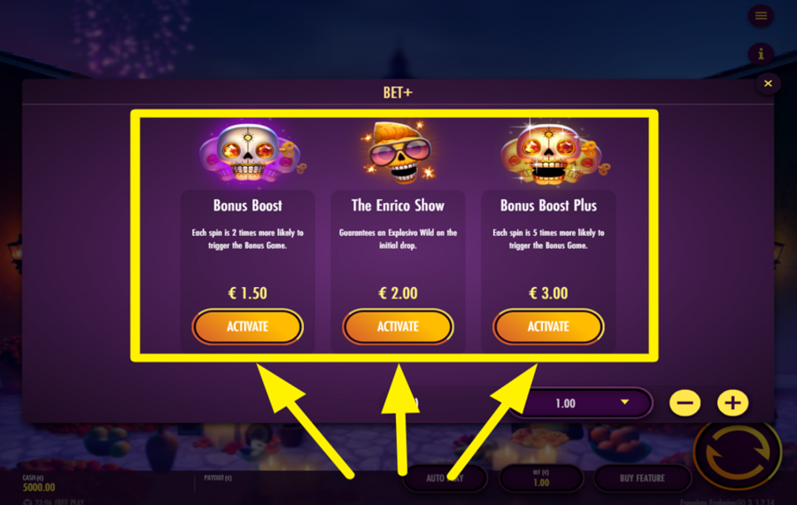 Esqueleto Explosivo 3 POTENZIA LA TUA SCOMMESSA.