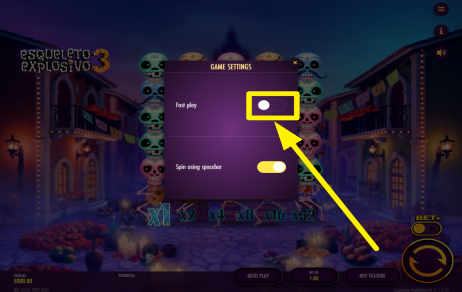 Esqueleto Explosivo 3 AUMENTA LA VELOCITÀ.