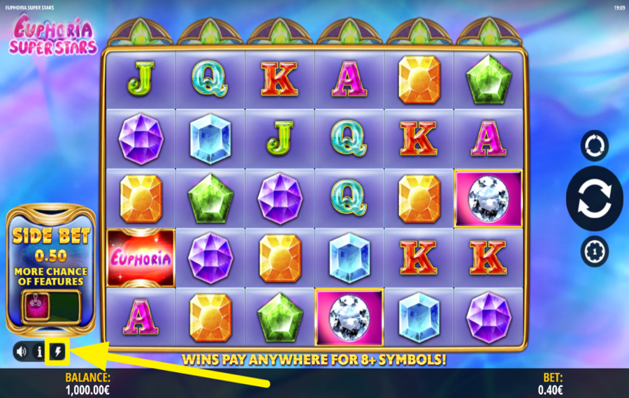 Euphoria Super Stars УСКОРЯЙТЕ ВРАЩЕНИЕ.