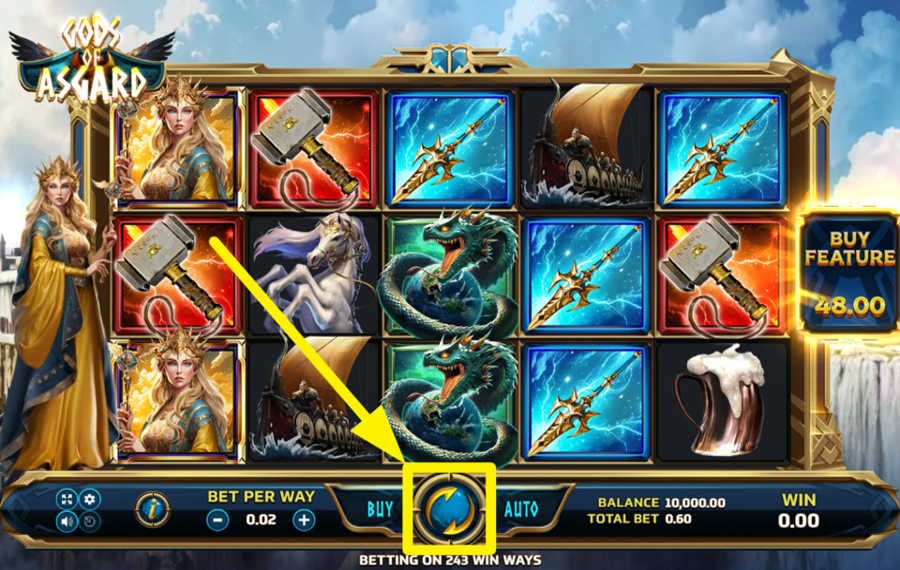 Eurasian Gaming Gods of Asgard SPIN TO WIN!