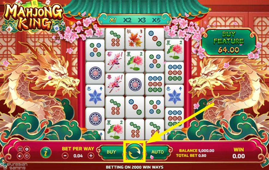 Eurasian Gaming Mahjong King SPIN TO WIN!