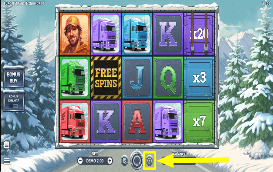 Europe Transit Snowdrift SPIN AUTOMATICALLY.