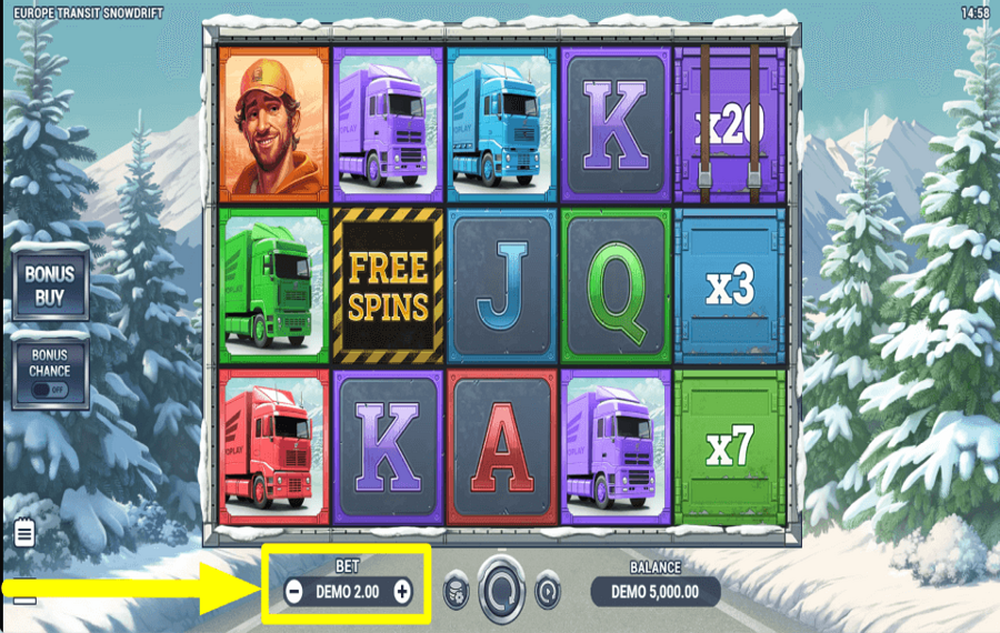 Europe Transit Snowdrift SELECT YOUR WAGER.