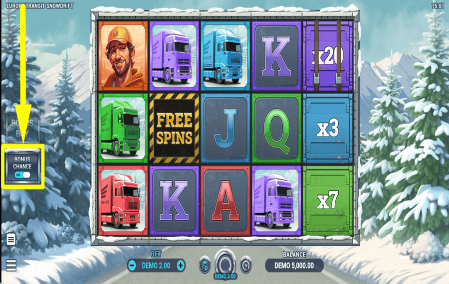 Europe Transit Snowdrift SET UP ANTE BET.