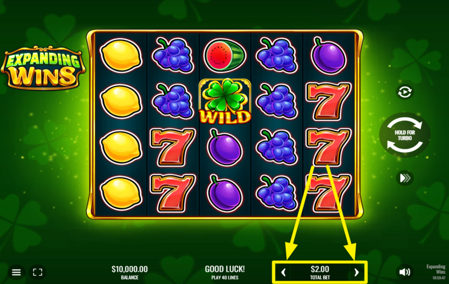 Expanding Wins ASSEGNARE UN VALORE ALLA SCOMMESSA.