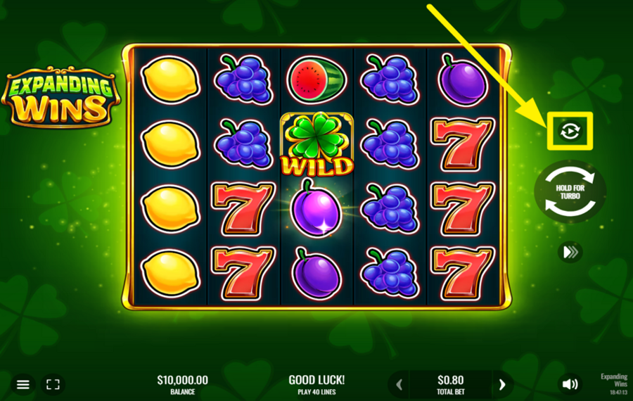 Expanding Wins SCEGLI I GIRI AUTOMATICI.