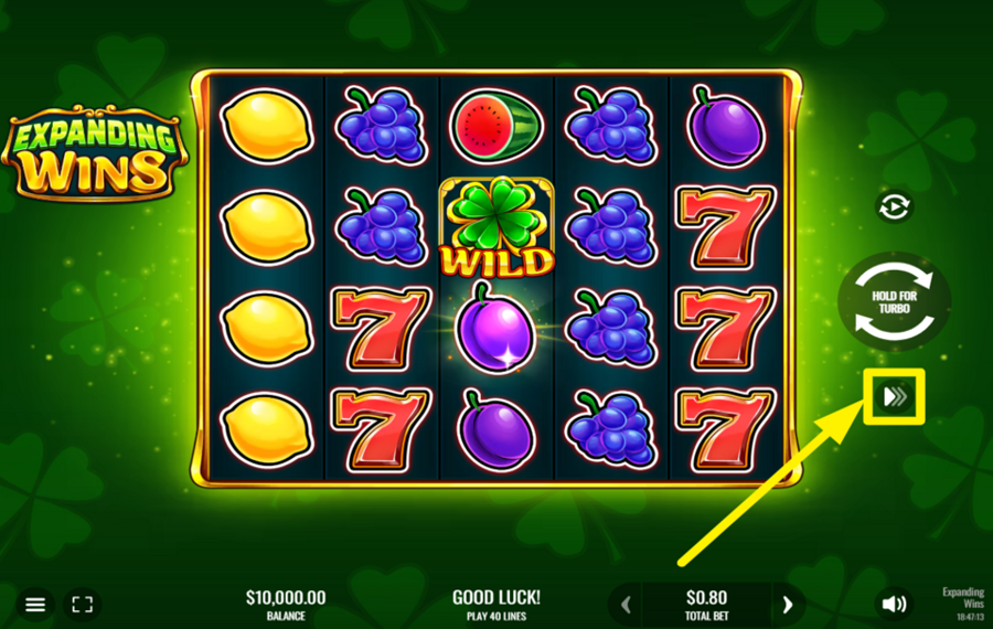 Expanding Wins MASSIMIZZA LA VELOCITÀ.