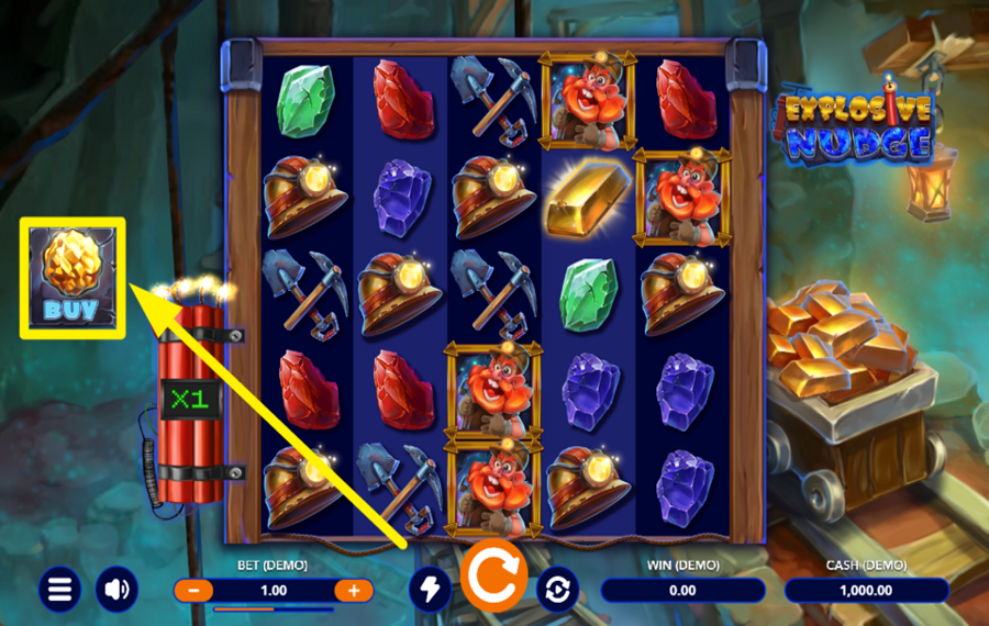 Explosive Nudge ACHETEZ DES TOURS GRATUITS.