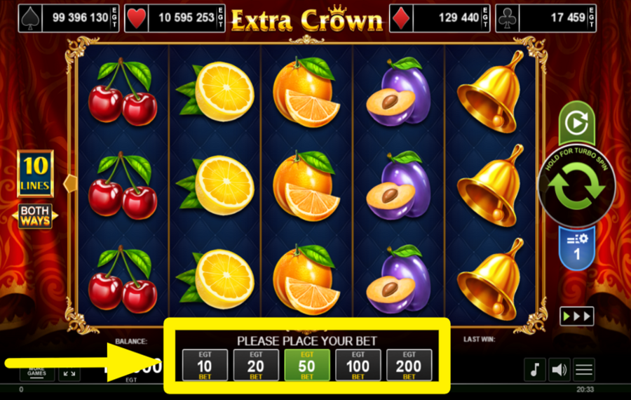 Extra Crown AJUSTA TU APUESTA.