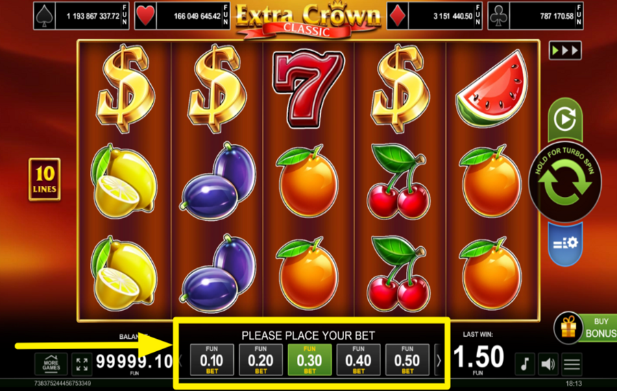 Extra Crown Classic Buy Bonus DECIDE TU APUESTA.
