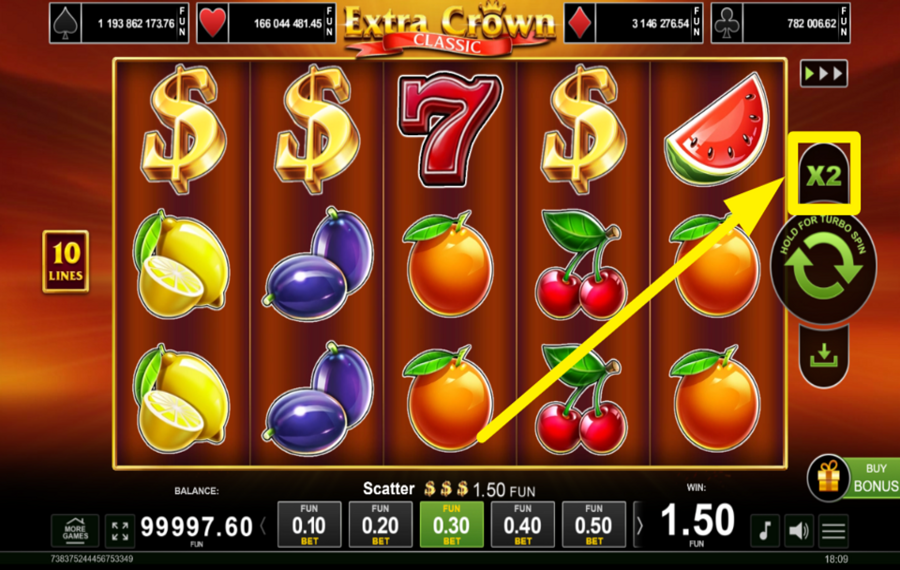 Extra Crown Classic Buy Bonus ¡ADIVINA EL COLOR!