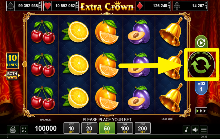 Extra Crown ¡GIRA PARA LA VICTORIA!